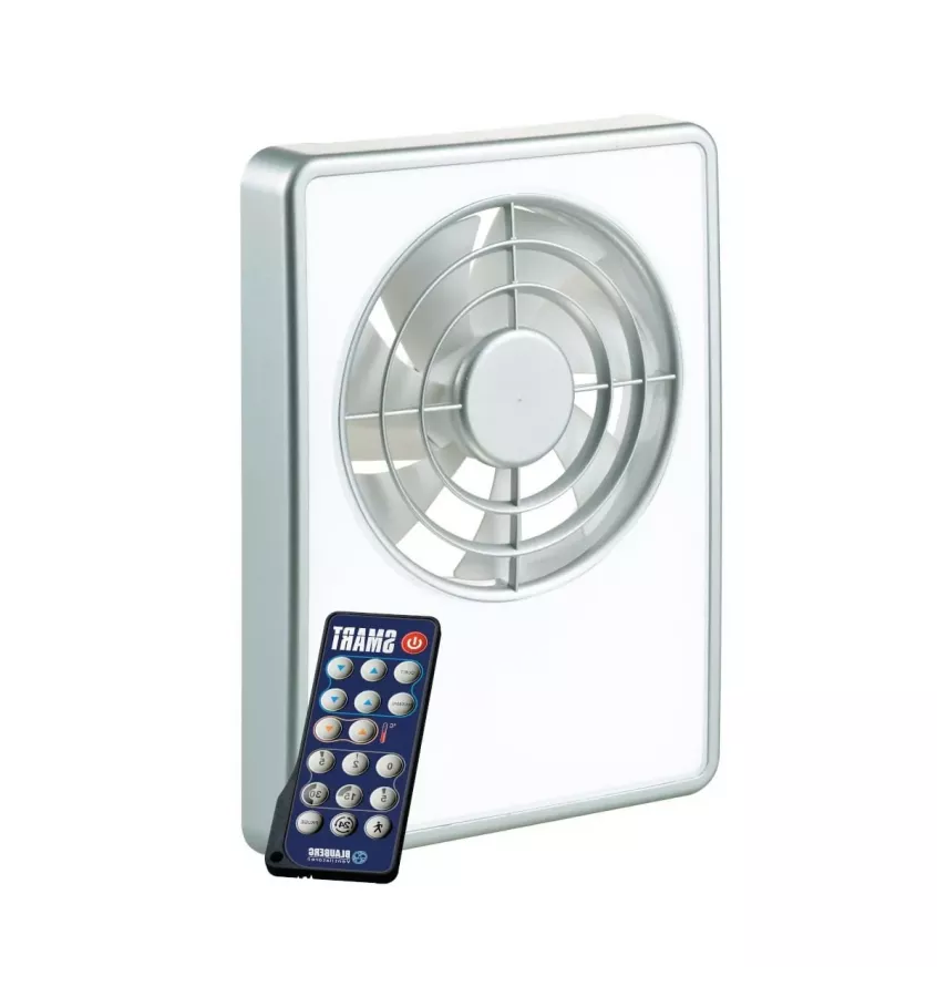 Blauberg - inteligentní odtahový ventilátor s programátorem provozních režimů, dálkovým ovládáním a pohybovým senzorem Smart IR