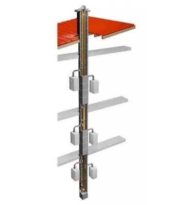 Schiedel - system kominowy powietrzno-spalinowy Quadro Pro jednociągowy