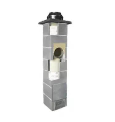 Jawar - chimney system for all types of Universal Plus fuel with double ventilation