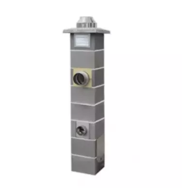 Jawar - Nord Plus solid fuel chimney system with ventilation