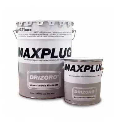 Drizoro - Maxplug fast setting and shrink-free hydraulic repair mortar