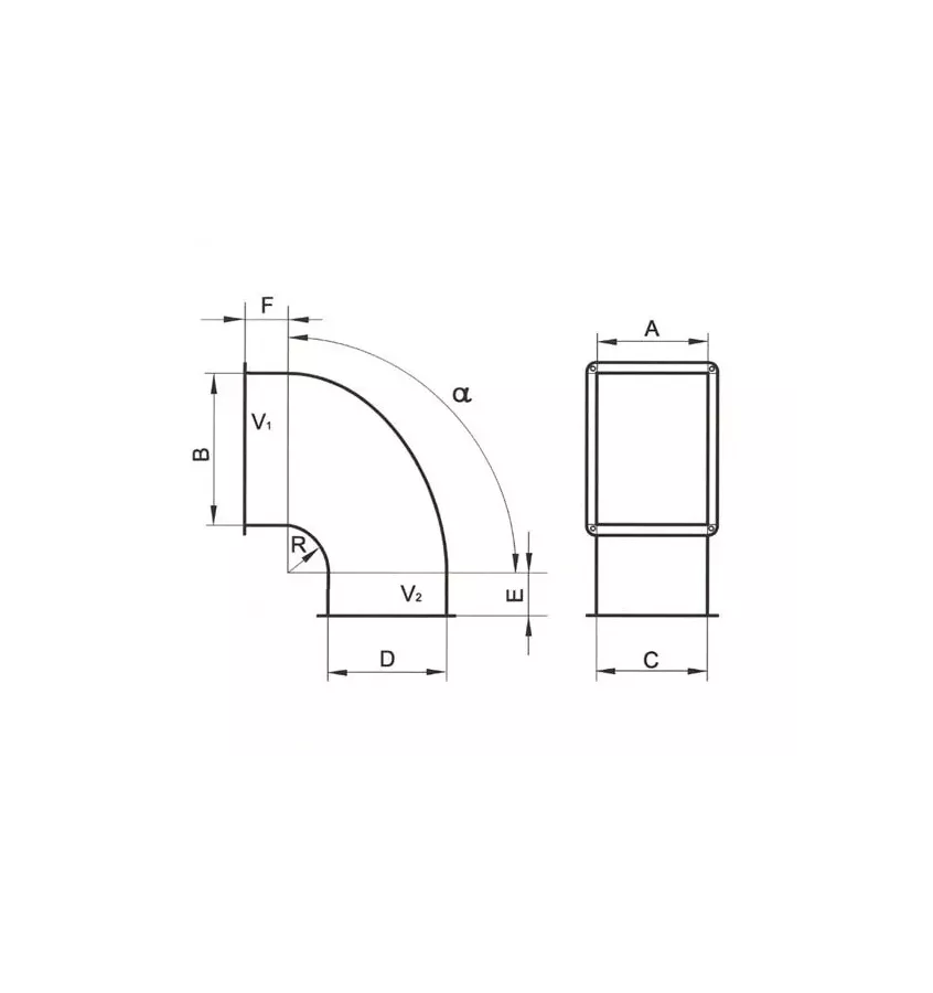 Xplo ventilace - asymetrický obloukový oblouk