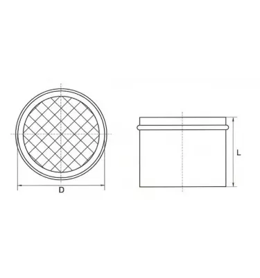 Xplo Ventilation - válcová puška s přímými oky