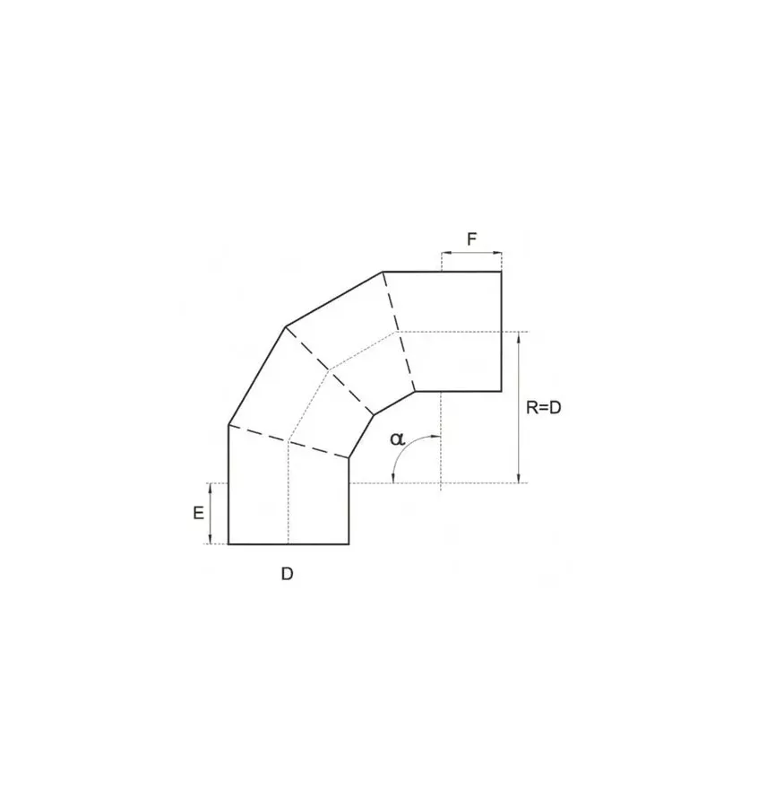 Xplo Ventilation - segment elbow