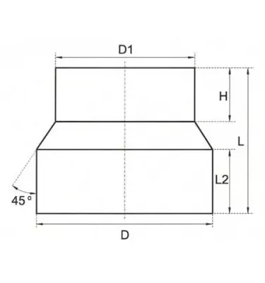 Xplo Ventilation - round discharge reduction