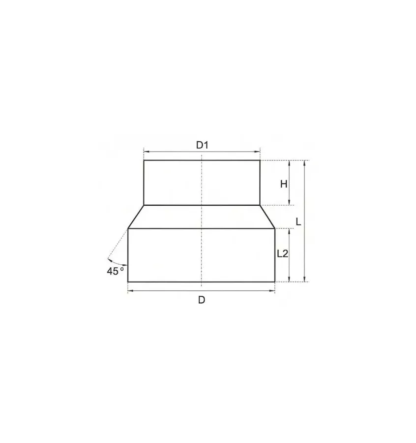 Xplo Ventilation - round discharge reduction
