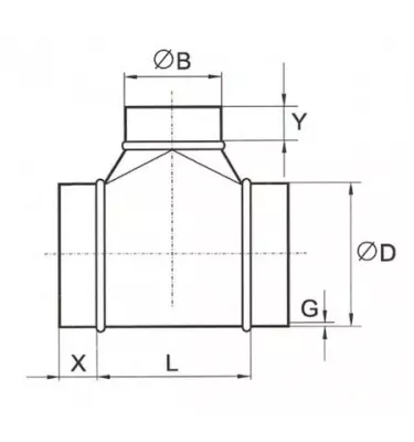 Xplo Ventilace - symetrické kulaté tričko