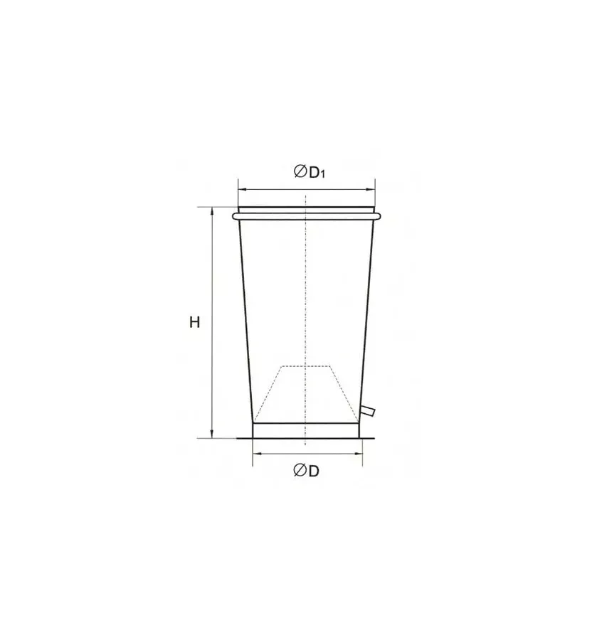 Xplo Ventilation - round roof inlet D type