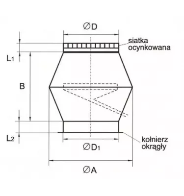 Xplo Ventilation - round roof ejector type E
