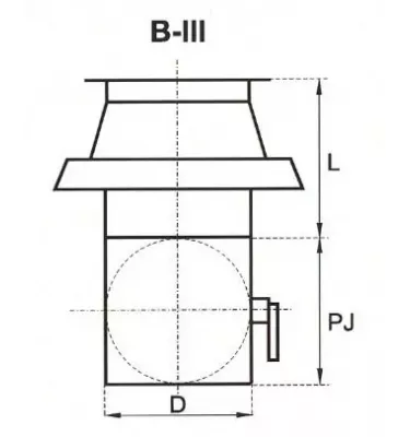 Xplo Ventilation - roof base type B III