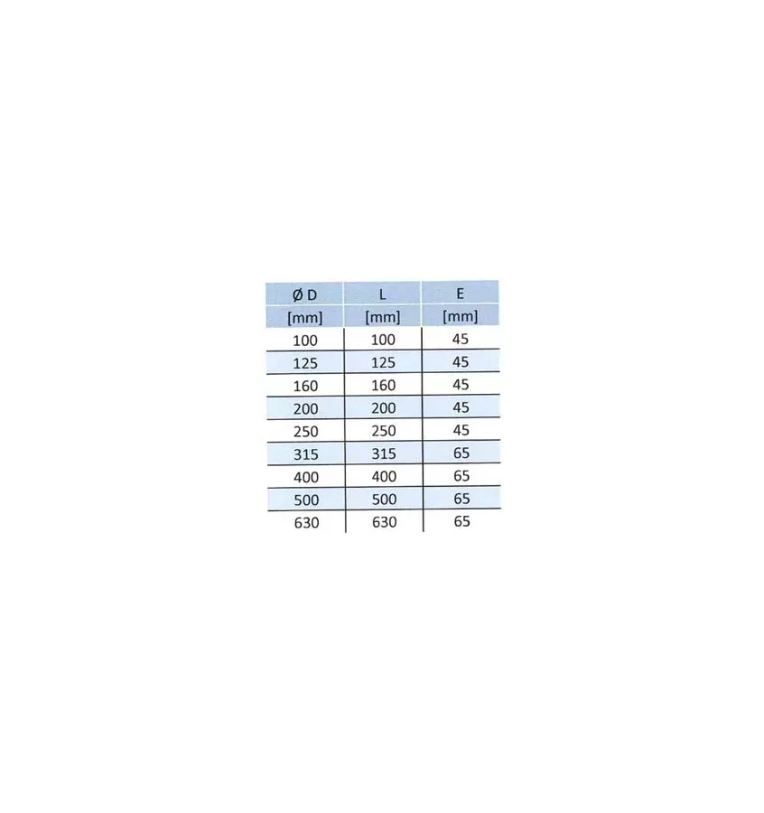 Xplo Ventilation - single plane round damper