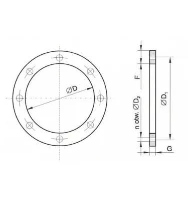 Xplo Ventilation - round flat collar