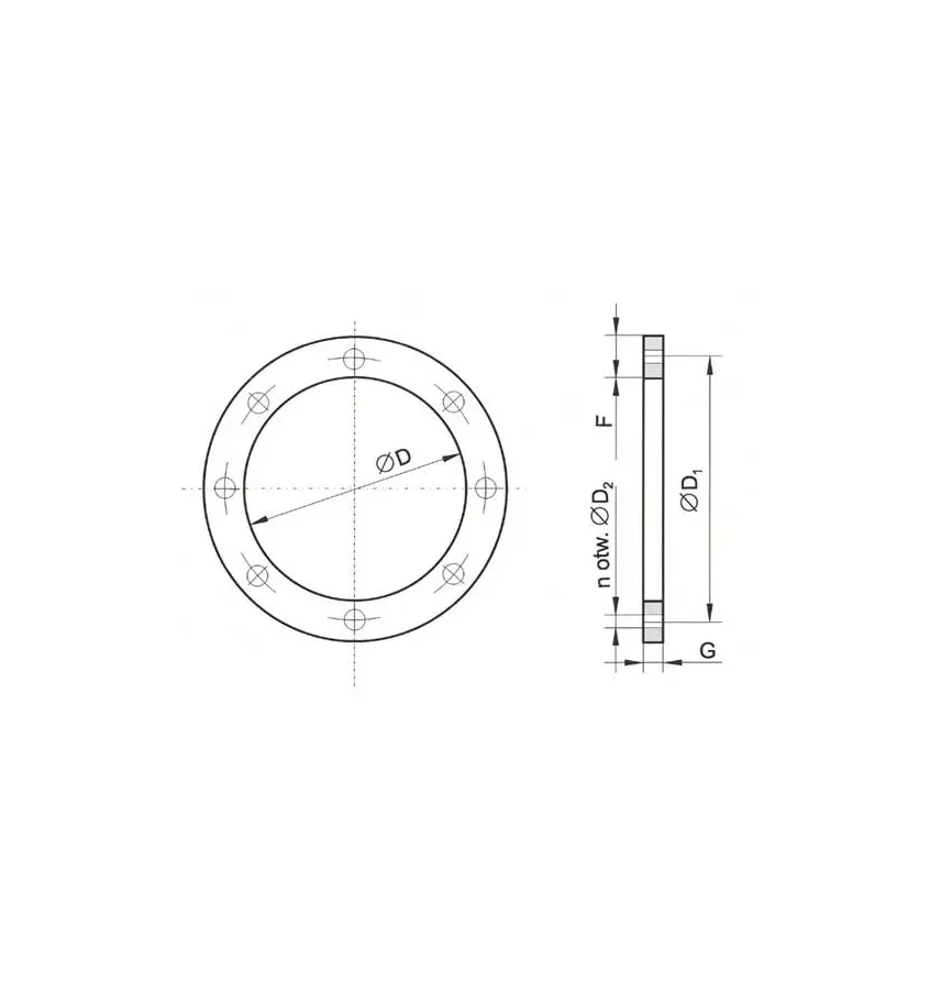 Xplo Ventilation - round flat collar