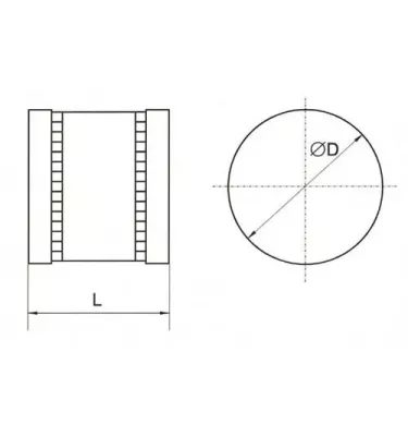 Xplo Ventilation - round canvas stub pipe