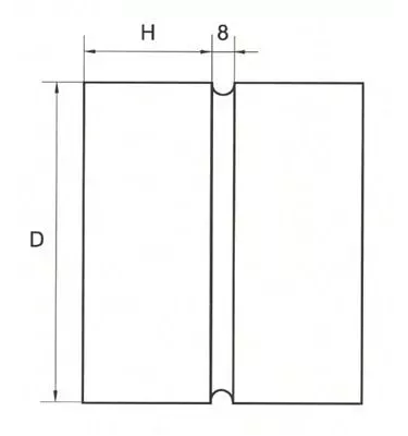 Xplo Ventilation - muff made of galvanized steel sheet