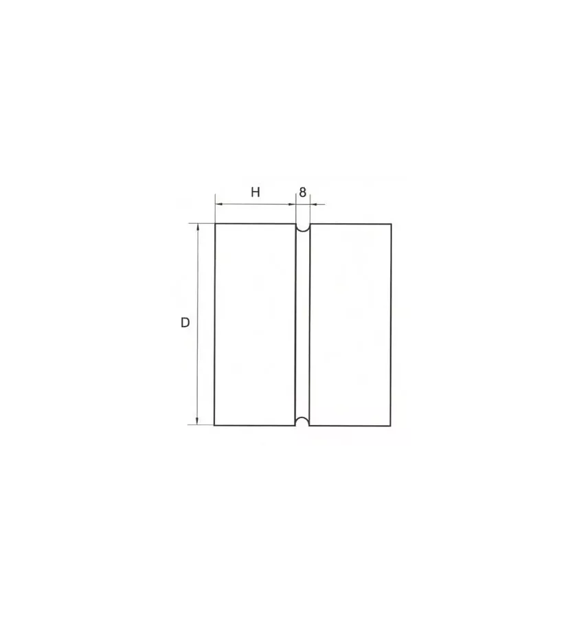Xplo Ventilation - muff made of galvanized steel sheet