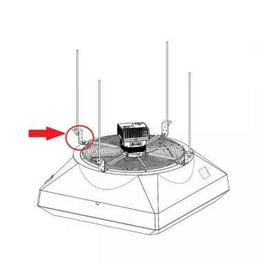 VTS - ceiling mounting kit for heaters