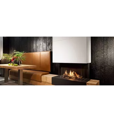 Kal-fire - fireplace insert with 3D G70 / 44S hearth