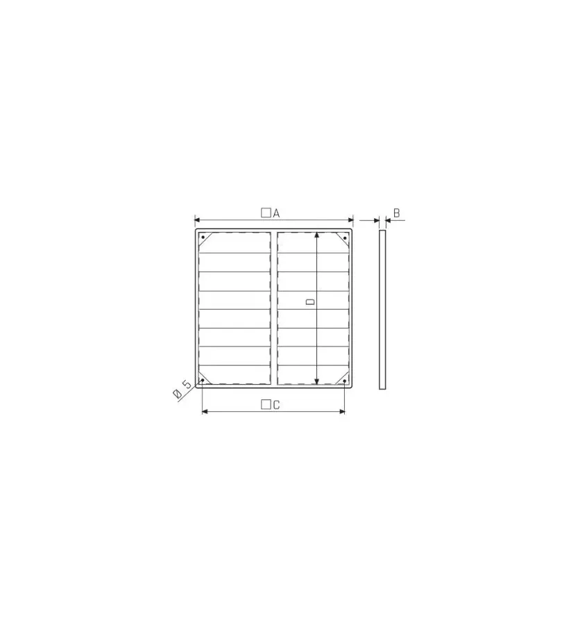 Venture Industries - accessories - PER-W exhaust shutter