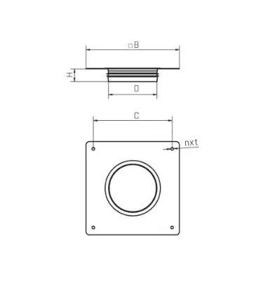 Venture Industries - accessories - plate with PZK connector