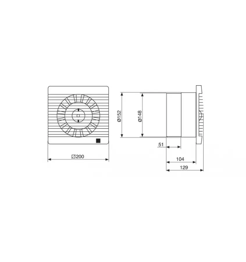 Venture Industries - dekor axiální domácí ventilátor