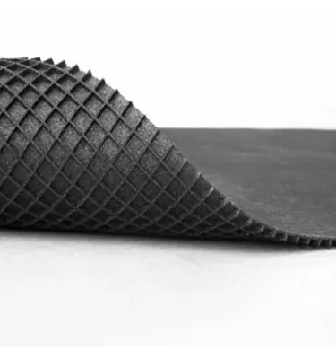 Rekoplast - rubber mat with one-sided Rekosquare square structure