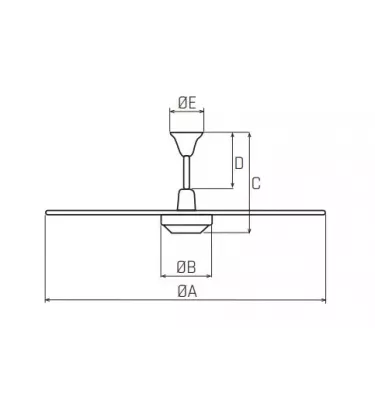 Venture Industries - HTB axiální stropní ventilátor