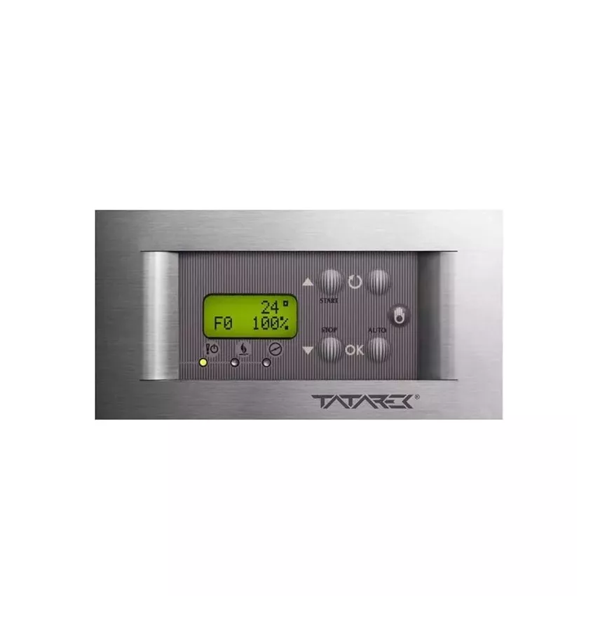 Tatarek - fireplace controller with RT-08 OS v. 3.0 Titanium Design heat accumulation system