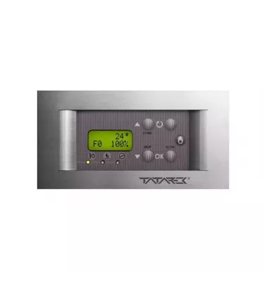 Tatarek - fireplace controller with RT-08 OS H2O Titanium Design heat accumulation system