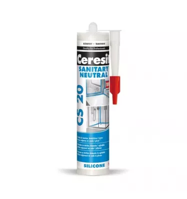 Ceresit - sanitary neutral silicone CS 20 white