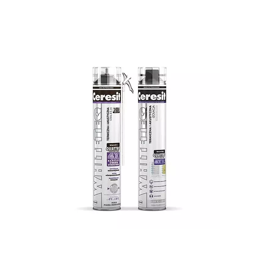 Ceresit - WhiteTeQ Quattro polyurethane foam