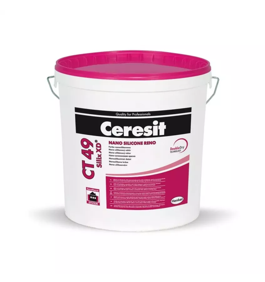 Nanosilikonová barva Ceresit - CT 49 Silix XD