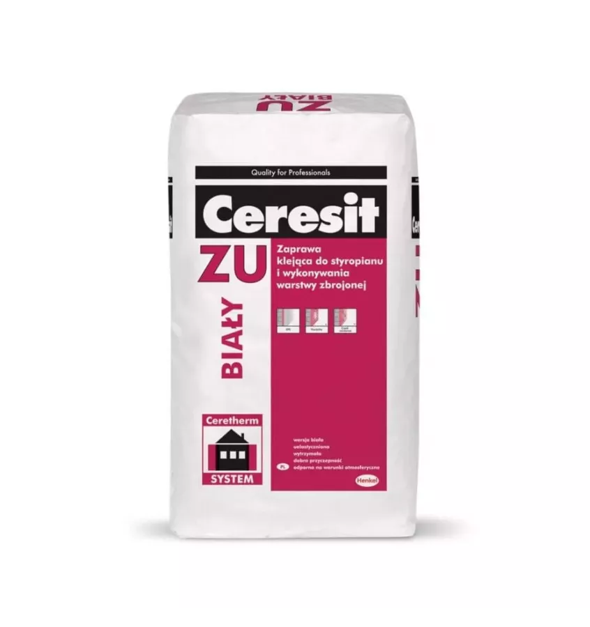 Ceresit - adhesive mortar for polystyrene and reinforcing layer ZU White