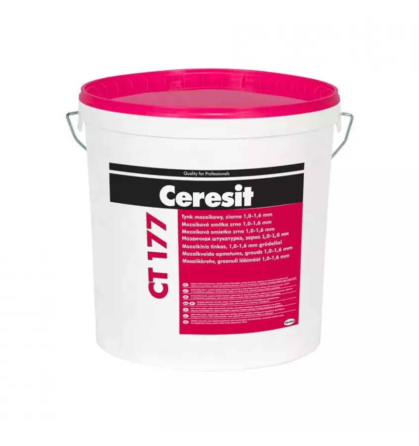 Ceresit - CT 177 tenkovrstvá mozaiková omítka