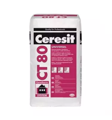 Ceresit - zaprawa klejowo-szpachlowa do wełny i styropianu CT 80