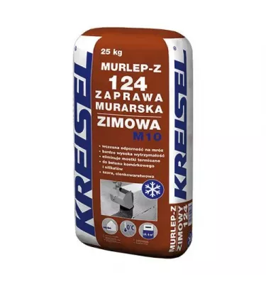Kreisel - winter thin-layer mortar Murlep-Z 124 M10