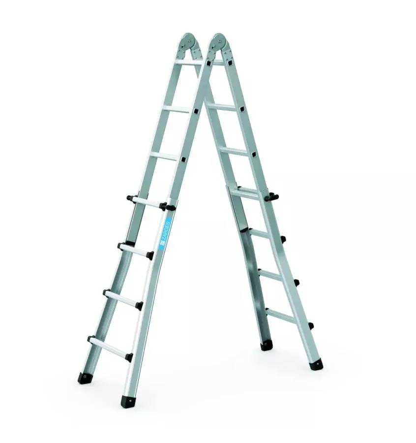 Zarges - four-element telescopic ladder with a Variotec V fold