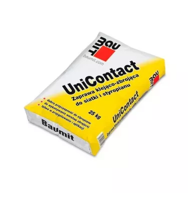 Baumit - adhesive and reinforcing mortar for UniContact mesh and polystyrene