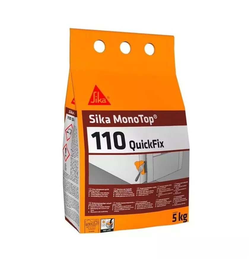 Sika - rychleschnoucí montážní malta SikaMonotop -110 QuickFix