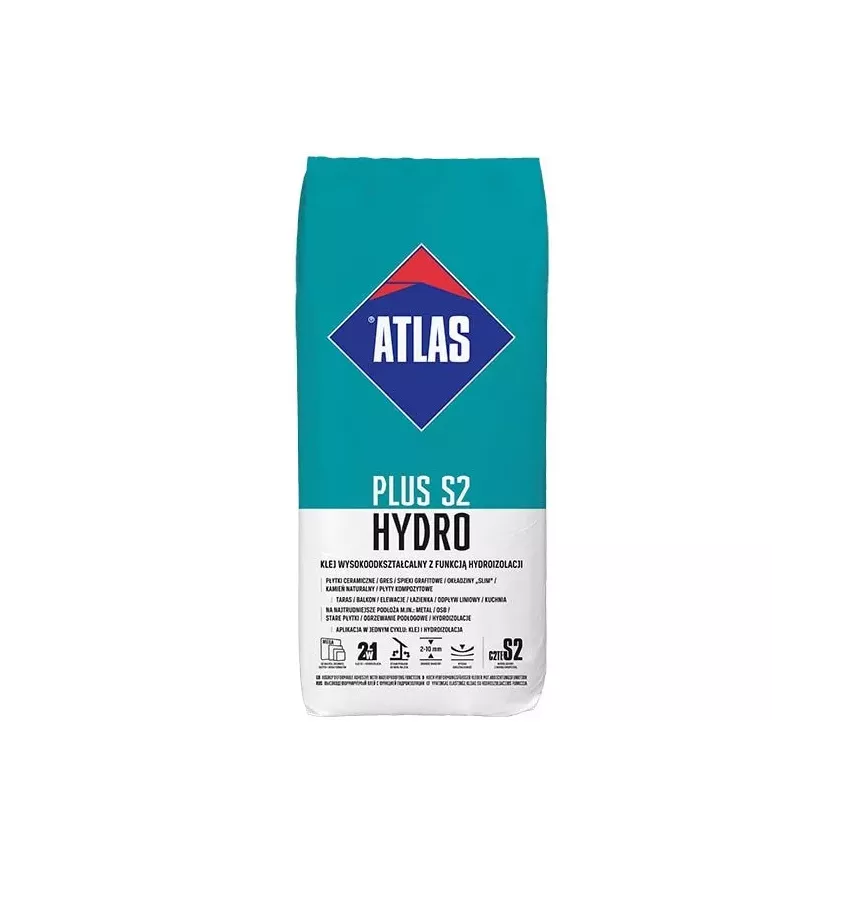 Atlas - highly deformable adhesive with waterproofing function Plus S2 Hydro