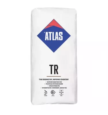 Atlas - tynk renowacyjny wapienno-cementowy TR