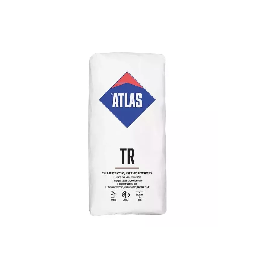 Atlas - lime-cement TR renovation plaster