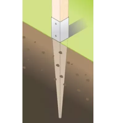 Domax - podstawa słupa wbijana PSG