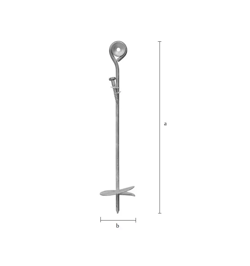 Domax - KWZ ground screw anchor
