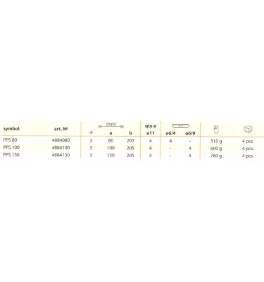 Domax - podstawa słupa wpuszczana PPS