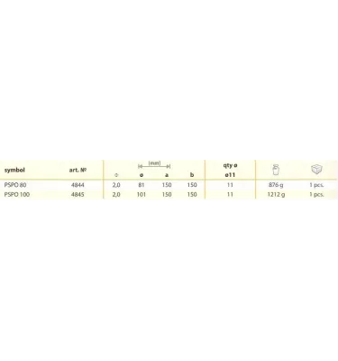 Domax - PSPO round pole base