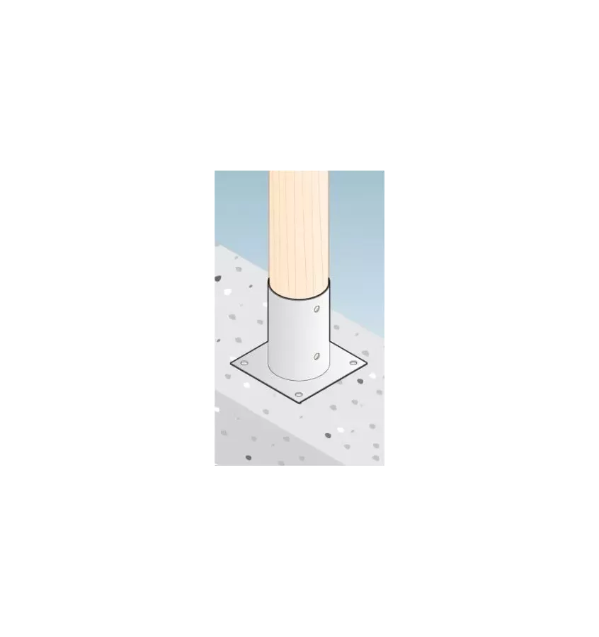 Domax - PSPO round pole base