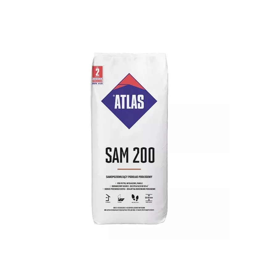 Atlas - SAM 200 quick-setting self-leveling underlay