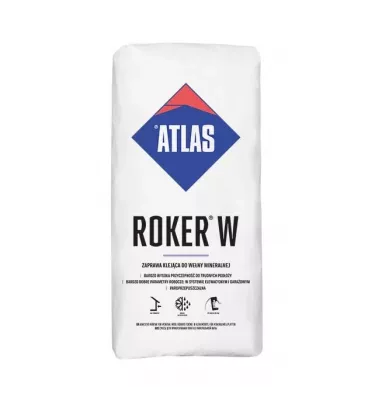 Atlas - zaprawa klejąca do wełny mineralnej Roker W