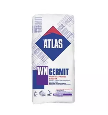 Atlas - tynk mineralny imitujący drewno Cermit WN